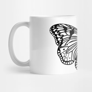 Paper Kite Butterfly - on light colors Mug